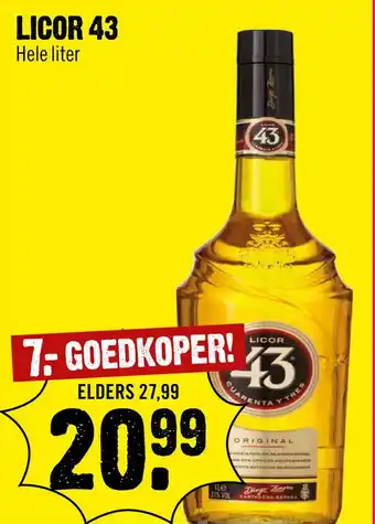 Dirck 3 Licor 43 hele liter aanbieding