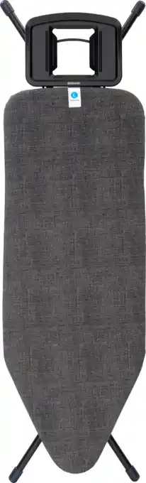 Bol.com Brabantia Strijkplank C - met Strijkijzerhouder - 124 x 45 cm - Denim Black aanbieding