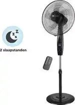 Bol.com Nuvoo Statiefventilator - Stille Slaapstanden - Automatische Oscillatiefunctie - Nieuw 2023 Model aanbieding