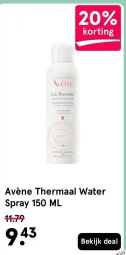 Etos Avène Thermaal Water Spray 150 ML aanbieding