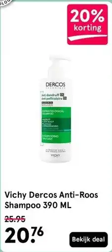 Etos Vichy Dercos Anti-Roos Shampoo 390 ML aanbieding
