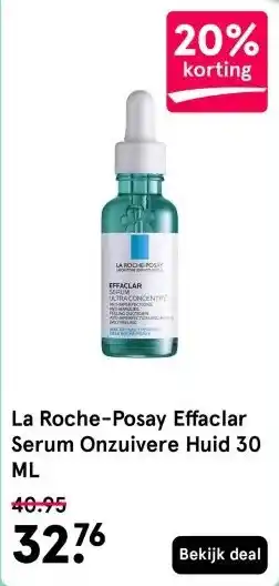 Etos La Roche-Posay Effaclar Serum Onzuivere Huid 30 ML aanbieding