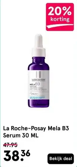 Etos La Roche-Posay Mela B3 Serum 30 ML aanbieding