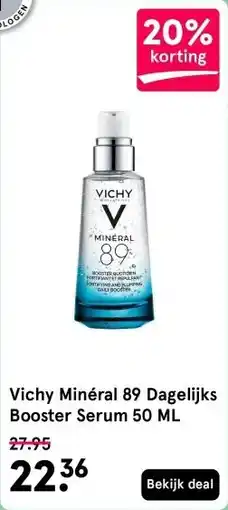 Etos Vichy Minéral 89 Dagelijks Booster Serum 50 ML aanbieding