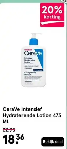 Etos CeraVe Intensief Hydraterende Lotion 473 ML aanbieding