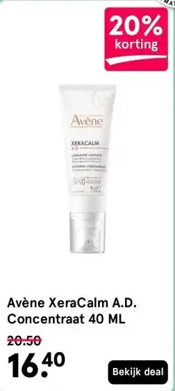 Etos Avène XeraCalm A.D. Concentraat 40 ML aanbieding