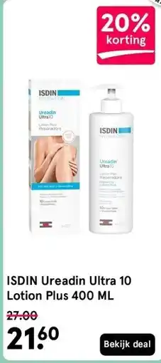 Etos ISDIN Ureadin Ultra 10 Lotion Plus 400 ML aanbieding