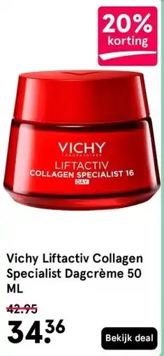 Etos Vichy Liftactiv Collagen Specialist Dagcrème 50 ML aanbieding