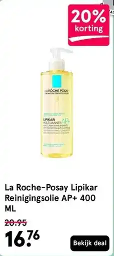 Etos La Roche-Posay Lipikar Reinigingsolie AP+ 400 ML aanbieding