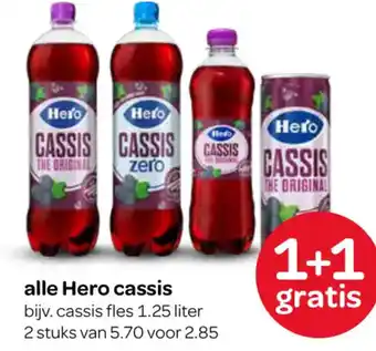 Spar alle Hero cassis aanbieding