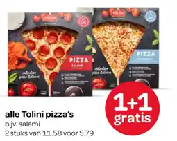 Spar alle Tolini pizza's aanbieding