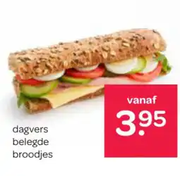 Spar dagvers belegde broodjes aanbieding
