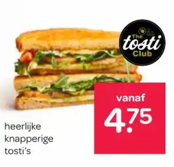 Spar heerlijke knapperige tosti's aanbieding