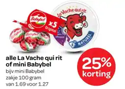 Spar alle La Vache qui rit of mini Babybel aanbieding
