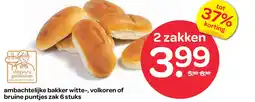 Spar ambachtelijke bakker witte, volkoren of bruine puntjes aanbieding