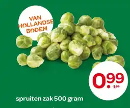 Spar spruiten aanbieding