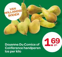 Spar Doyenne Du Comice of Conference handperen aanbieding
