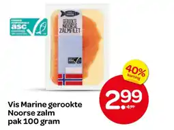 Spar Vis Marine gerookte Noorse zalm aanbieding