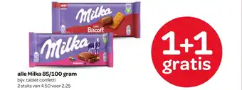 Spar alle Milka aanbieding