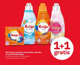 Spar alle Robijn vloeibaar wasmiddel, capsules of wasmiddeldoekjes aanbieding