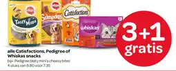 Spar alle Catisfactions, Pedigree of Whiskas snacks aanbieding