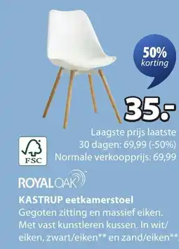 Jysk Kastrup eetkamerstoel aanbieding