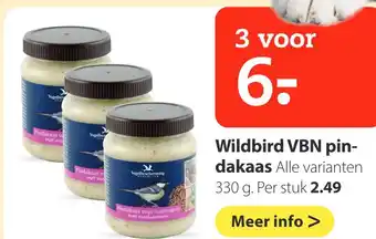 Pets Place Wildbird VBN pin- dakaas Alle varianten aanbieding