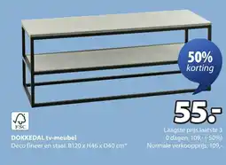 Jysk Dokkedal tv-meubel aanbieding