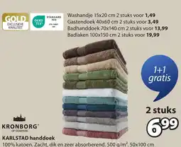 Jysk Karlstad handdoek aanbieding