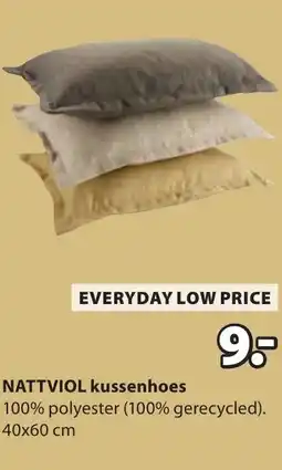 Jysk Nattviol kussenhoes aanbieding