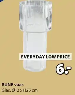 Jysk Rune vaas aanbieding