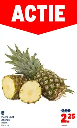 Makro Metro Chef Ananas aanbieding