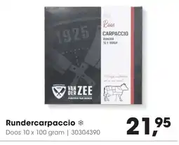 HANOS Rundercarpaccio aanbieding