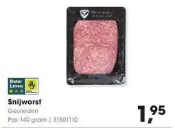 HANOS Snijworst Gesneden aanbieding