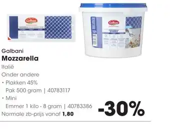 HANOS Galbani Mozzarella aanbieding