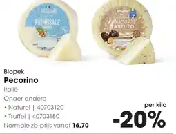 HANOS Biopek Pecorino aanbieding