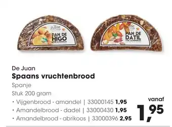 HANOS De Juan Spaans vruchtenbrood aanbieding