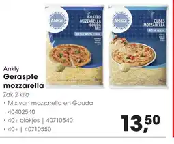 HANOS Ankly Geraspte mozzarella aanbieding