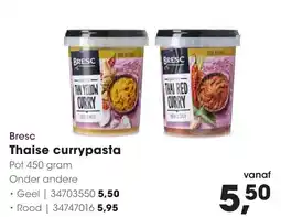 HANOS Bresc Thaise currypasta aanbieding