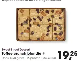 HANOS Toffee crunch blondie aanbieding