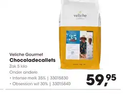 HANOS Veliche Gourmet Chocoladecallets aanbieding
