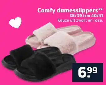 Trekpleister True spirit comfy damesslippers aanbieding