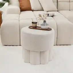 Action Design teddy poef - wit aanbieding