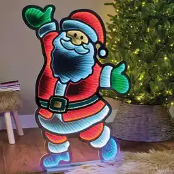 Action Infinity lights kerstman met ledverlichting aanbieding