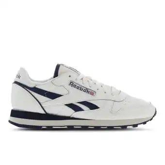 Foot Locker Reebok Classic Sneakers Heren - Wit - Maat 41 - Leer aanbieding