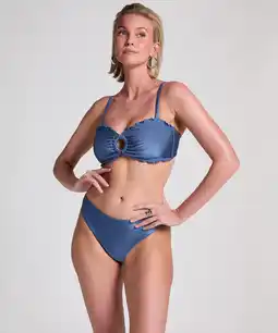 Hunkemoller Hunkemöller Rio Bikinibroekje Sardinia Blauw aanbieding