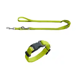 Zooplus HUNTER Verstelbare riem London, lime Halsband London S Lime & Training riem London Lime Hond aanbieding