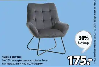 Jysk Skien fauteuil aanbieding