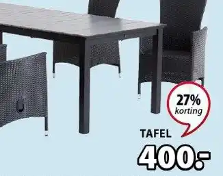 Jysk Moss tafel aanbieding