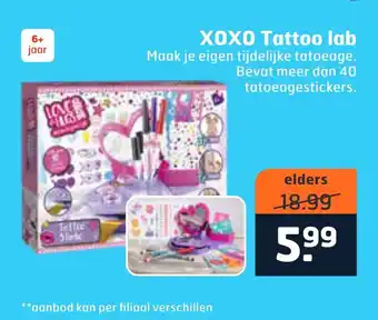 Trekpleister Xoxo Tattoo lab aanbieding